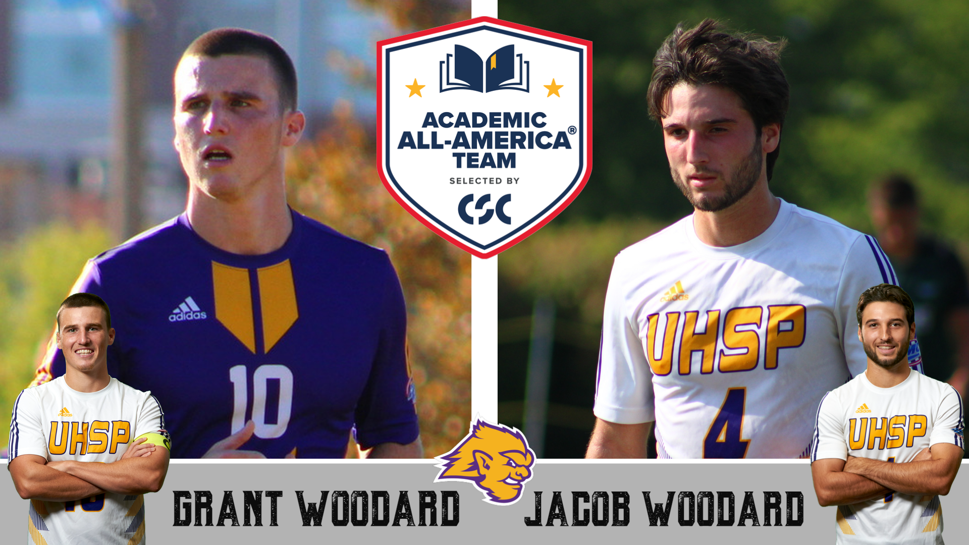 Jacob and Grant Woodard named Academic All-Americans