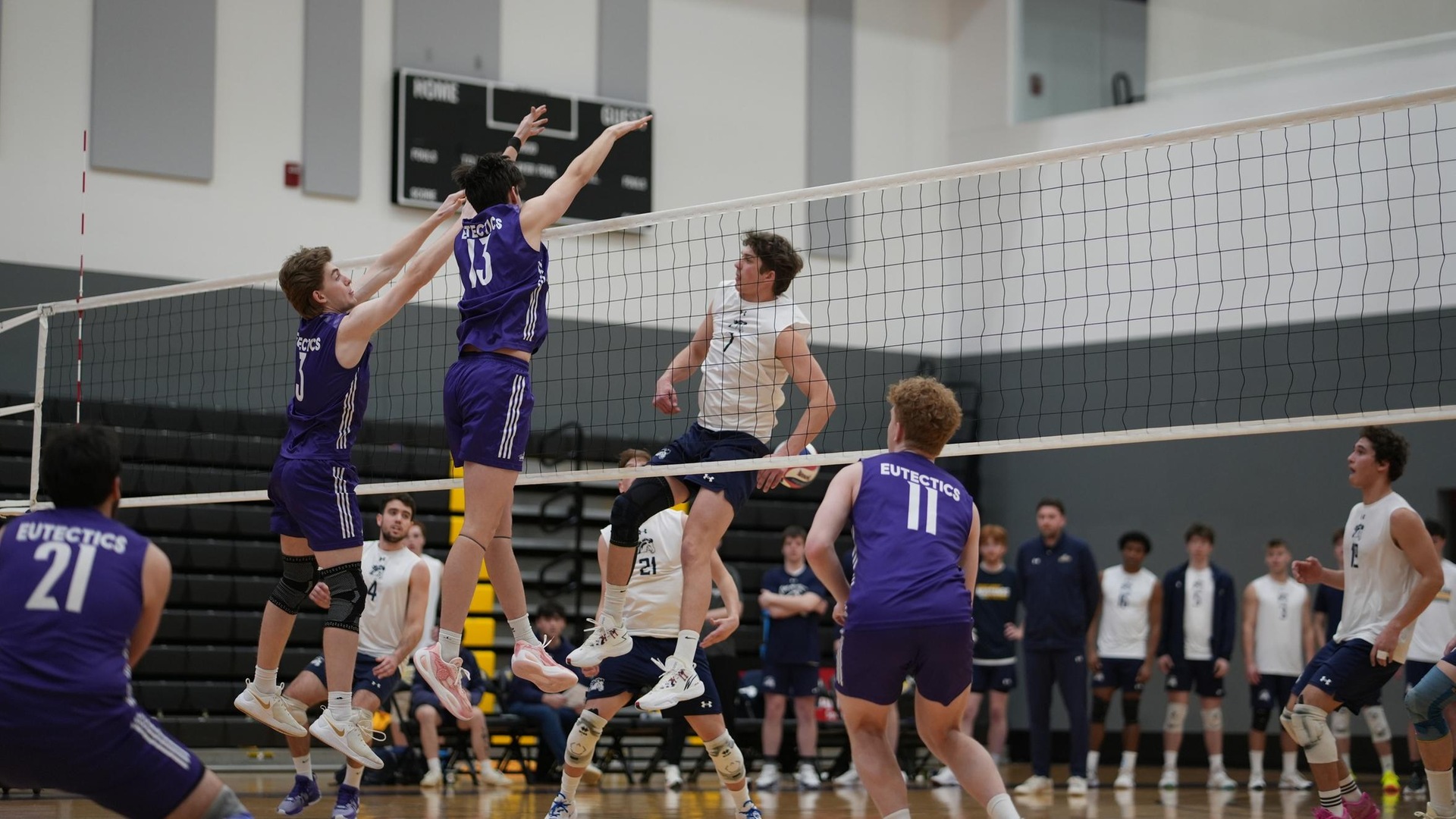 Eutectics Upset #7-Mustangs in Five-Set Thriller