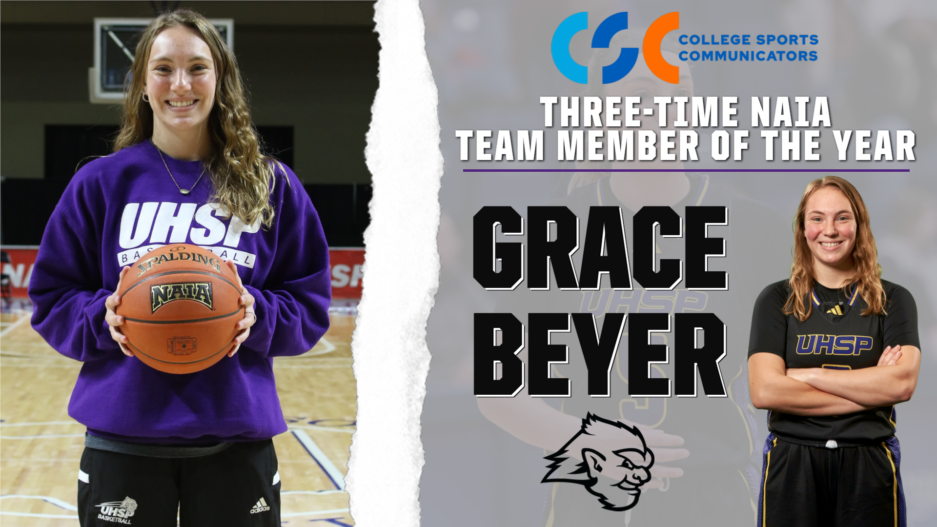 Grace Beyer named top NAIA student-athlete by CSC for third straight year