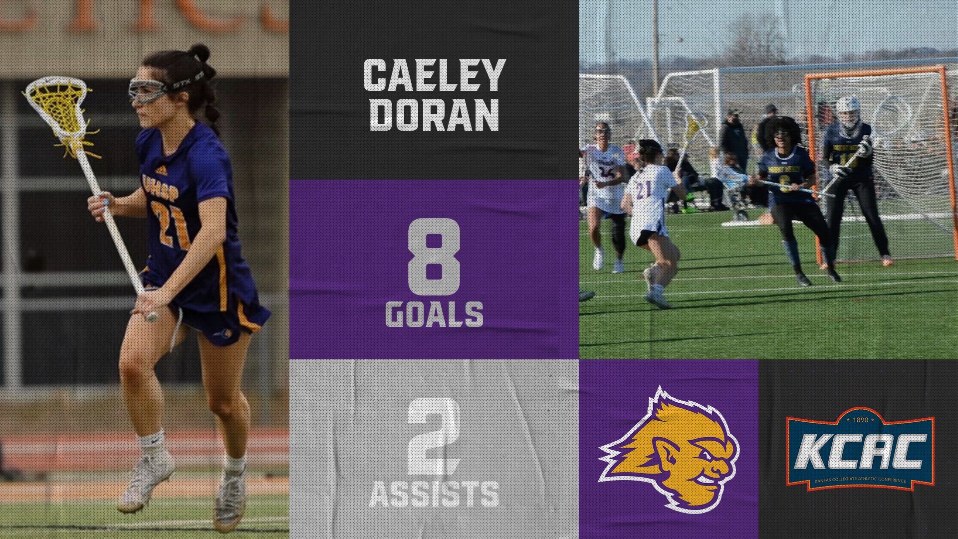 Caeley Doran first Eutectic to be named WLAX POW