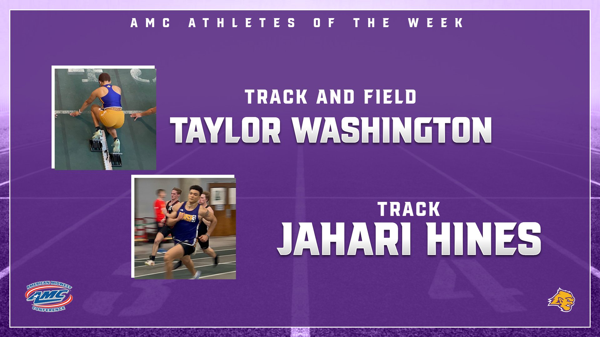 Washington and Hines team up again for AMC Athlete of the Week awards